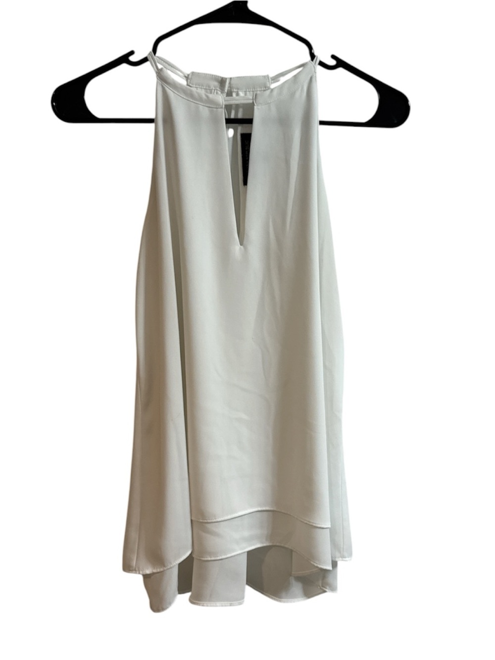 Banana Republic White Halter Camisole with Keyhole